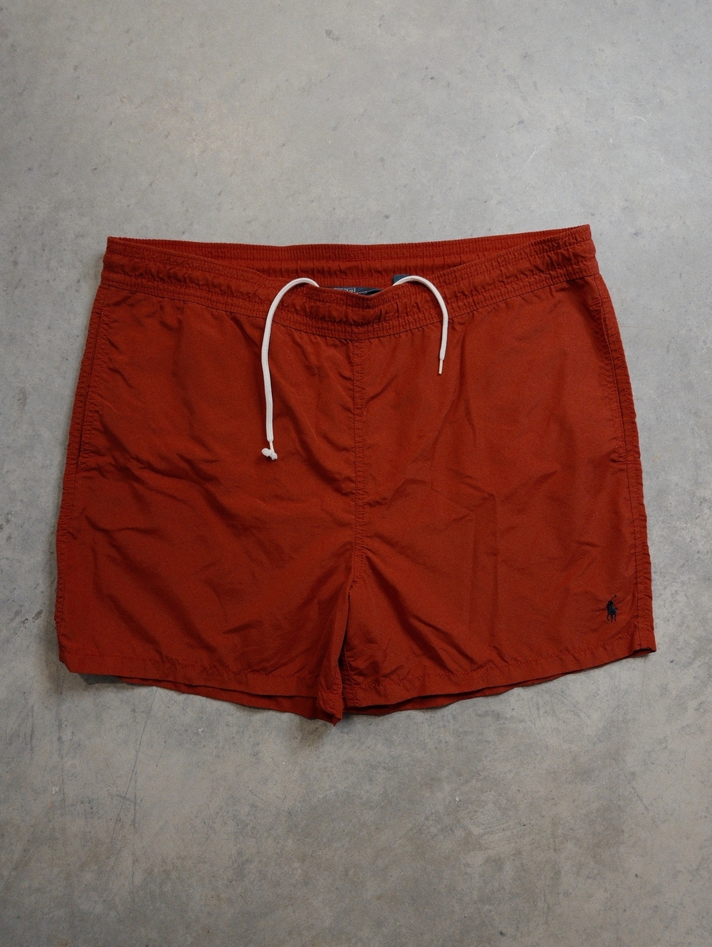 Vintage Polo Ralph Lauren Rust Nylon Swim Trunks